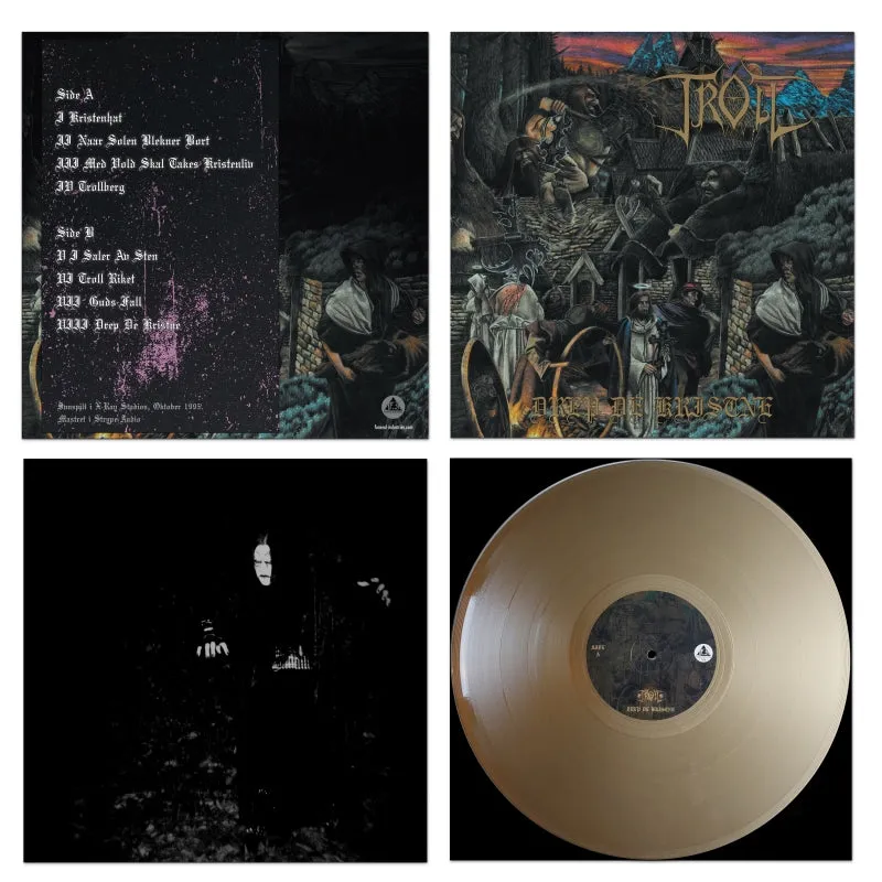 TROLL: Drep De Kristne LP (gold vinyl, printed inner)