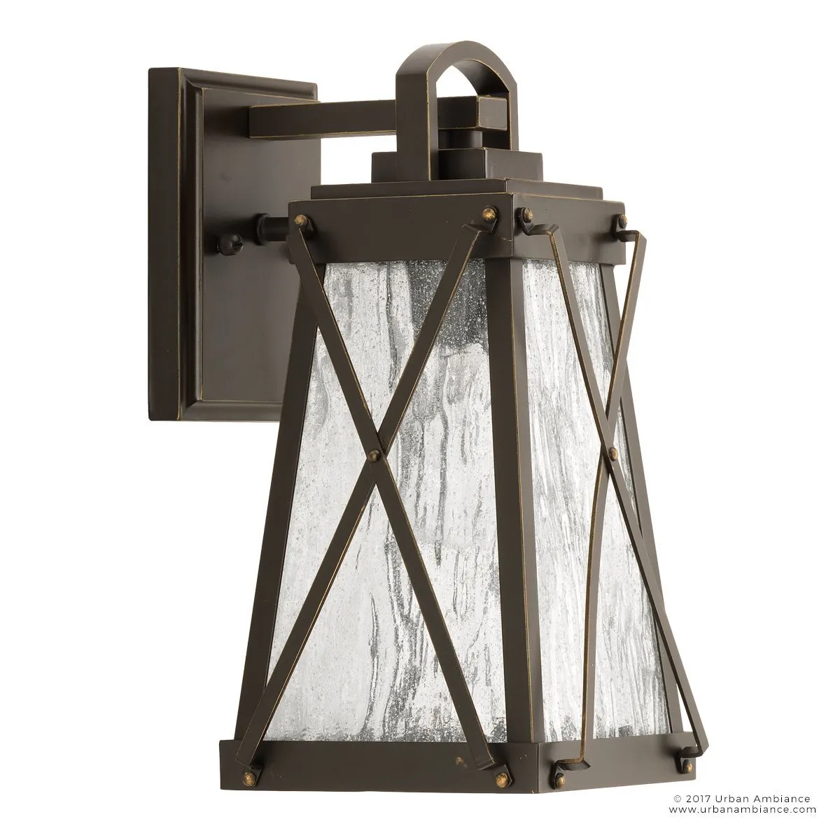 UHP1050 English Country Outdoor Wall Light, 11-1/2"H x 6"W, Olde Bronze Finish, Saint Paul Collection