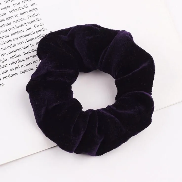 Velvet Scrunchie Women Girls Elastic Hair Rubber Bands Accessories Gum For Women Tie Hair Ring Rope Ponytail Holder Headdress