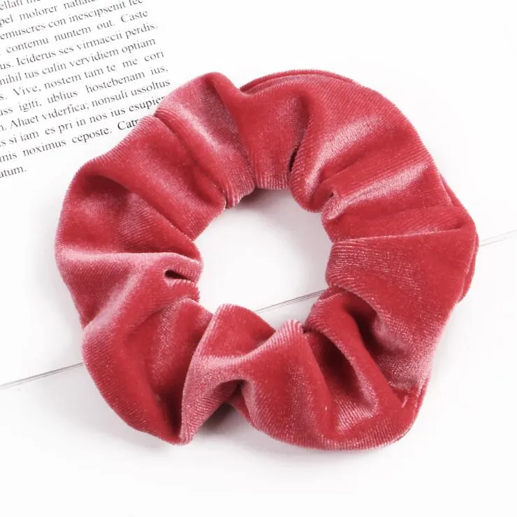 Velvet Scrunchie Women Girls Elastic Hair Rubber Bands Accessories Gum For Women Tie Hair Ring Rope Ponytail Holder Headdress
