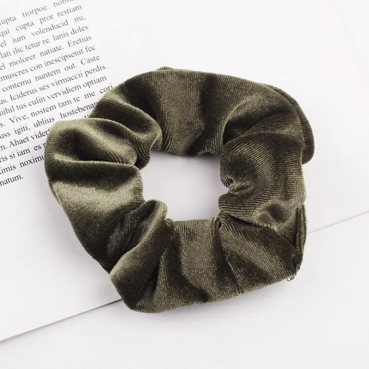 Velvet Scrunchie Women Girls Elastic Hair Rubber Bands Accessories Gum For Women Tie Hair Ring Rope Ponytail Holder Headdress