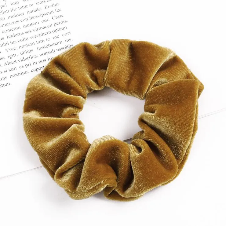 Velvet Scrunchie Women Girls Elastic Hair Rubber Bands Accessories Gum For Women Tie Hair Ring Rope Ponytail Holder Headdress