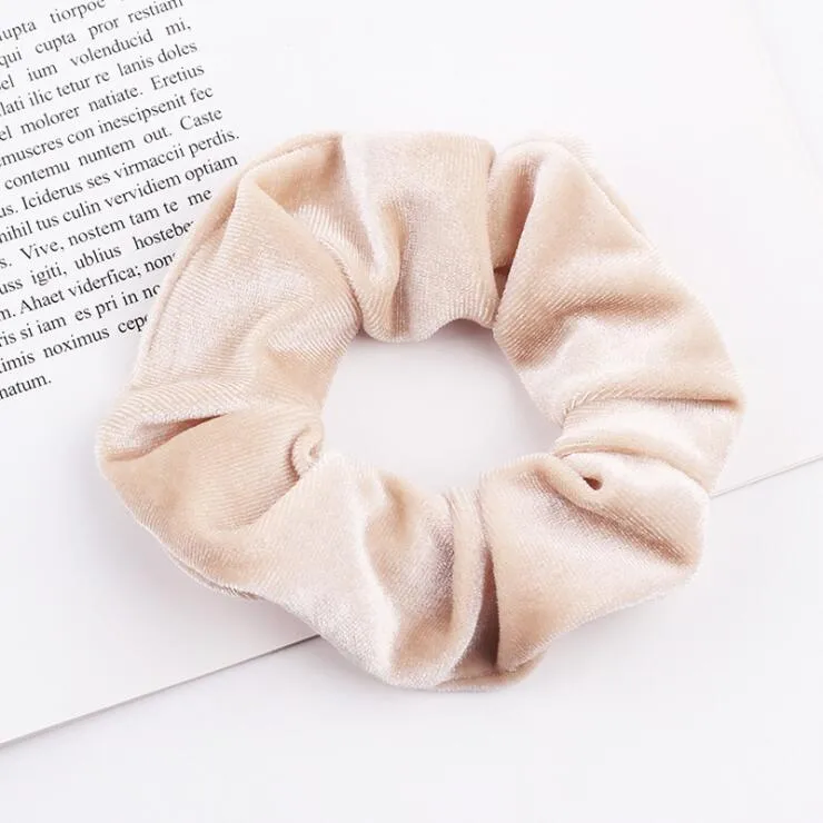 Velvet Scrunchie Women Girls Elastic Hair Rubber Bands Accessories Gum For Women Tie Hair Ring Rope Ponytail Holder Headdress