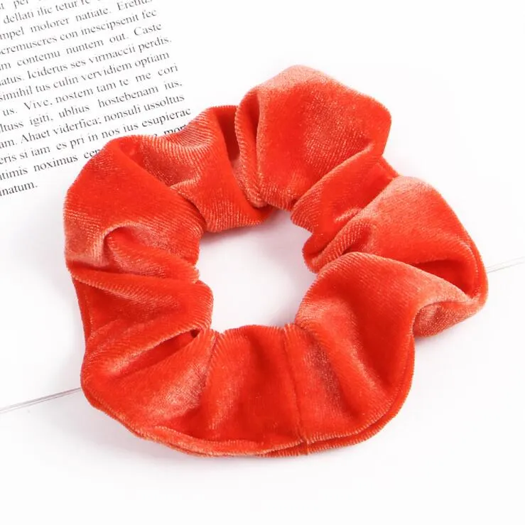 Velvet Scrunchie Women Girls Elastic Hair Rubber Bands Accessories Gum For Women Tie Hair Ring Rope Ponytail Holder Headdress