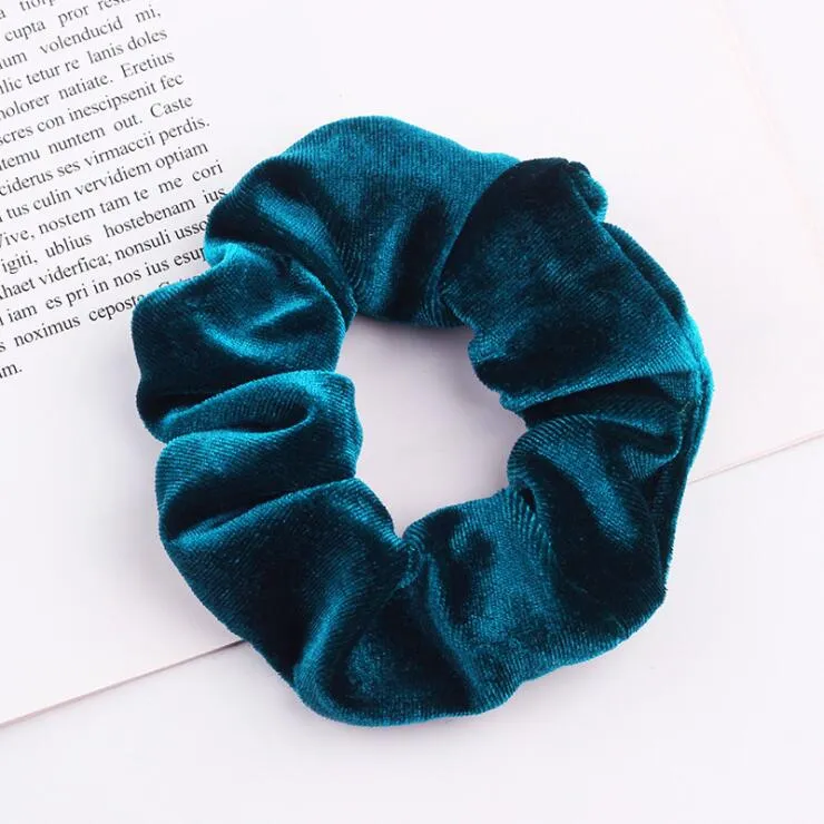 Velvet Scrunchie Women Girls Elastic Hair Rubber Bands Accessories Gum For Women Tie Hair Ring Rope Ponytail Holder Headdress