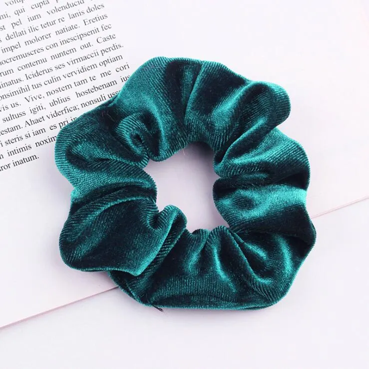 Velvet Scrunchie Women Girls Elastic Hair Rubber Bands Accessories Gum For Women Tie Hair Ring Rope Ponytail Holder Headdress
