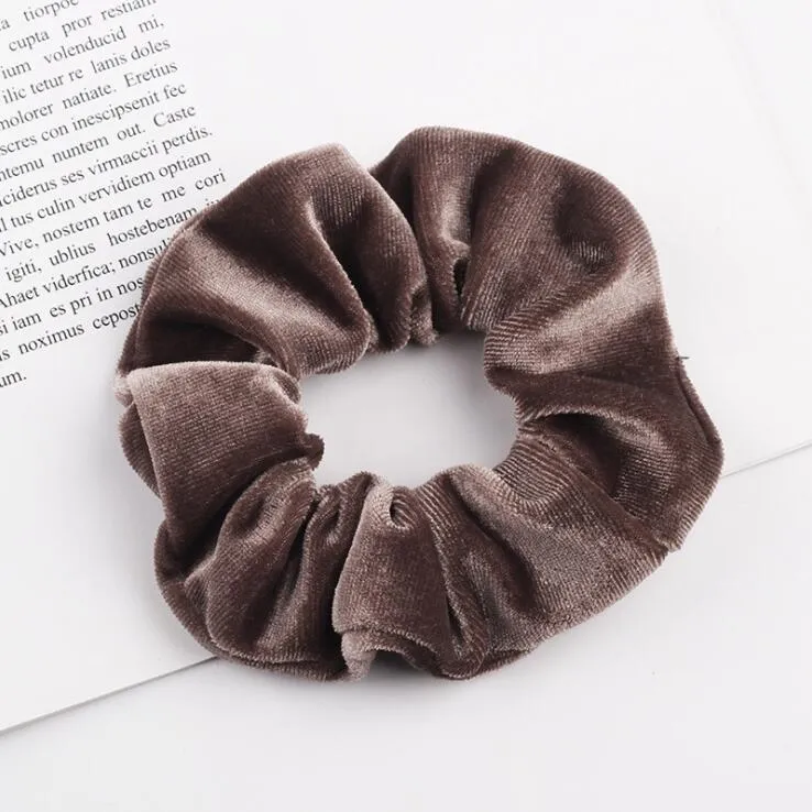 Velvet Scrunchie Women Girls Elastic Hair Rubber Bands Accessories Gum For Women Tie Hair Ring Rope Ponytail Holder Headdress