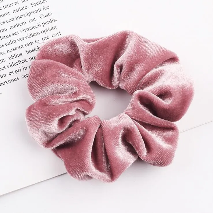 Velvet Scrunchie Women Girls Elastic Hair Rubber Bands Accessories Gum For Women Tie Hair Ring Rope Ponytail Holder Headdress