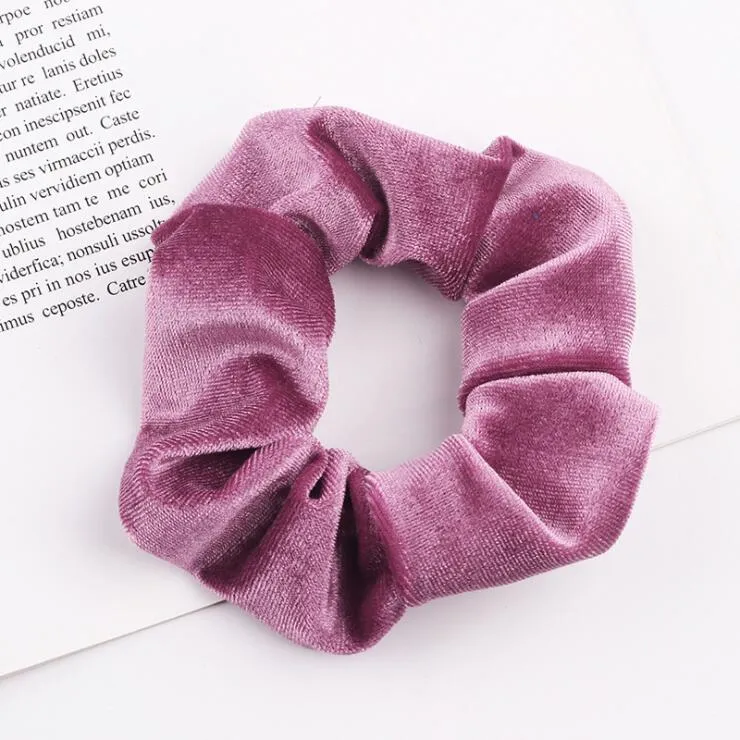 Velvet Scrunchie Women Girls Elastic Hair Rubber Bands Accessories Gum For Women Tie Hair Ring Rope Ponytail Holder Headdress
