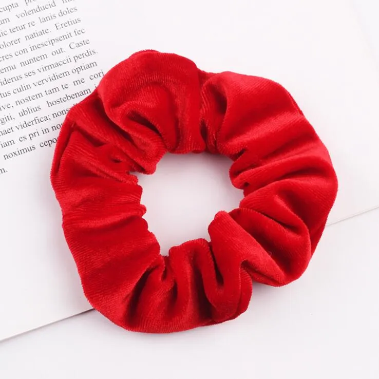 Velvet Scrunchie Women Girls Elastic Hair Rubber Bands Accessories Gum For Women Tie Hair Ring Rope Ponytail Holder Headdress