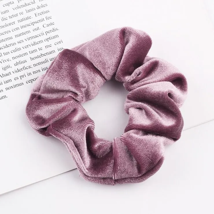 Velvet Scrunchie Women Girls Elastic Hair Rubber Bands Accessories Gum For Women Tie Hair Ring Rope Ponytail Holder Headdress