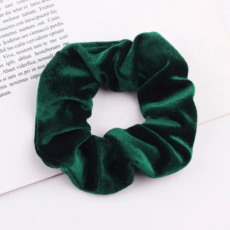 Velvet Scrunchie Women Girls Elastic Hair Rubber Bands Accessories Gum For Women Tie Hair Ring Rope Ponytail Holder Headdress