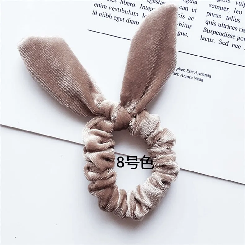 Velvet Scrunchie Women Girls Elastic Hair Rubber Bands Accessories Gum For Women Tie Hair Ring Rope Ponytail Holder Headdress