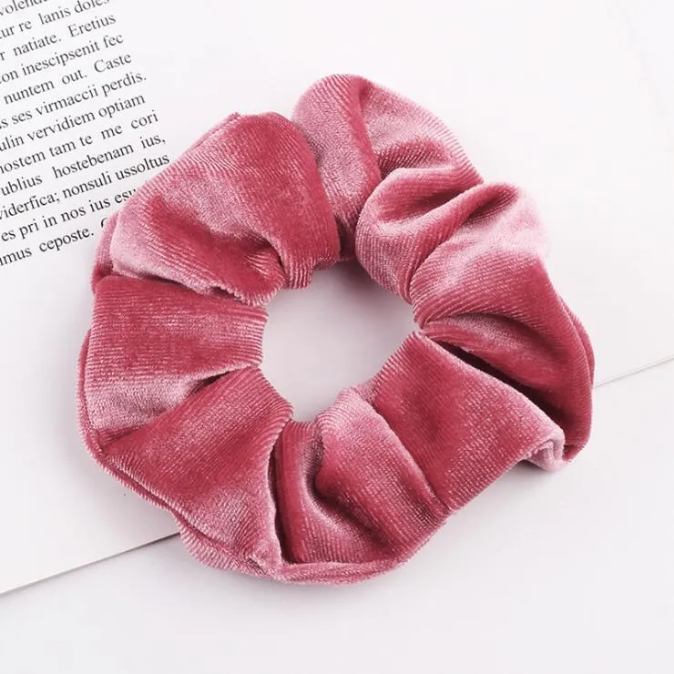Velvet Scrunchie Women Girls Elastic Hair Rubber Bands Accessories Gum For Women Tie Hair Ring Rope Ponytail Holder Headdress