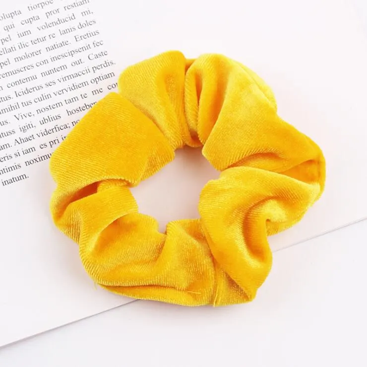 Velvet Scrunchie Women Girls Elastic Hair Rubber Bands Accessories Gum For Women Tie Hair Ring Rope Ponytail Holder Headdress