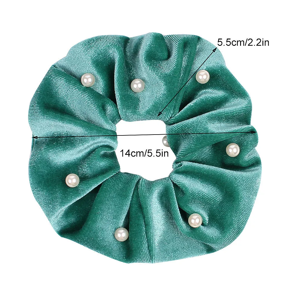 Velvet Scrunchie Women Girls Elastic Hair Rubber Bands Accessories Gum For Women Tie Hair Ring Rope Ponytail Holder Headdress
