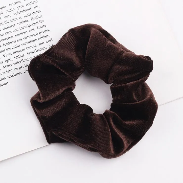 Velvet Scrunchie Women Girls Elastic Hair Rubber Bands Accessories Gum For Women Tie Hair Ring Rope Ponytail Holder Headdress
