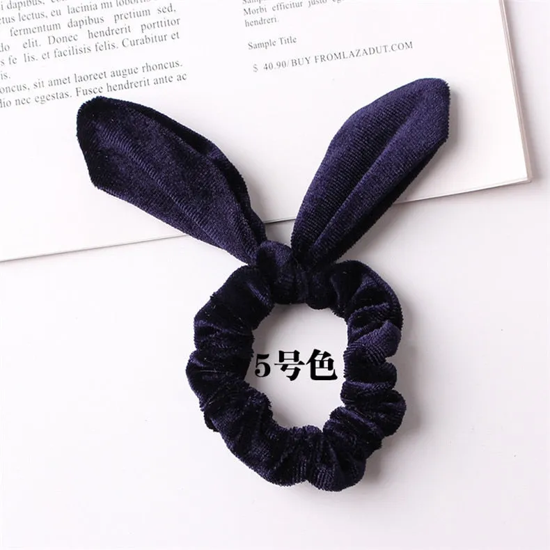 Velvet Scrunchie Women Girls Elastic Hair Rubber Bands Accessories Gum For Women Tie Hair Ring Rope Ponytail Holder Headdress