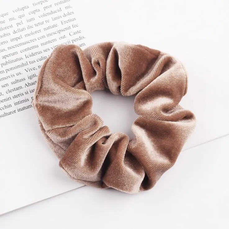 Velvet Scrunchie Women Girls Elastic Hair Rubber Bands Accessories Gum For Women Tie Hair Ring Rope Ponytail Holder Headdress
