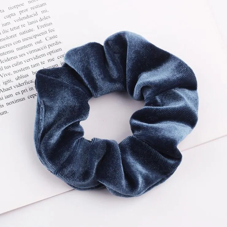 Velvet Scrunchie Women Girls Elastic Hair Rubber Bands Accessories Gum For Women Tie Hair Ring Rope Ponytail Holder Headdress