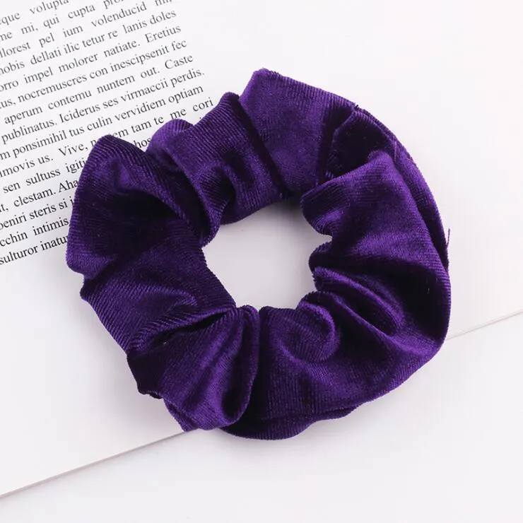 Velvet Scrunchie Women Girls Elastic Hair Rubber Bands Accessories Gum For Women Tie Hair Ring Rope Ponytail Holder Headdress