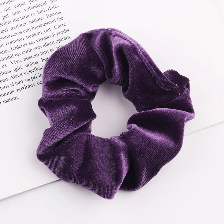 Velvet Scrunchie Women Girls Elastic Hair Rubber Bands Accessories Gum For Women Tie Hair Ring Rope Ponytail Holder Headdress