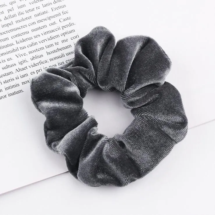 Velvet Scrunchie Women Girls Elastic Hair Rubber Bands Accessories Gum For Women Tie Hair Ring Rope Ponytail Holder Headdress