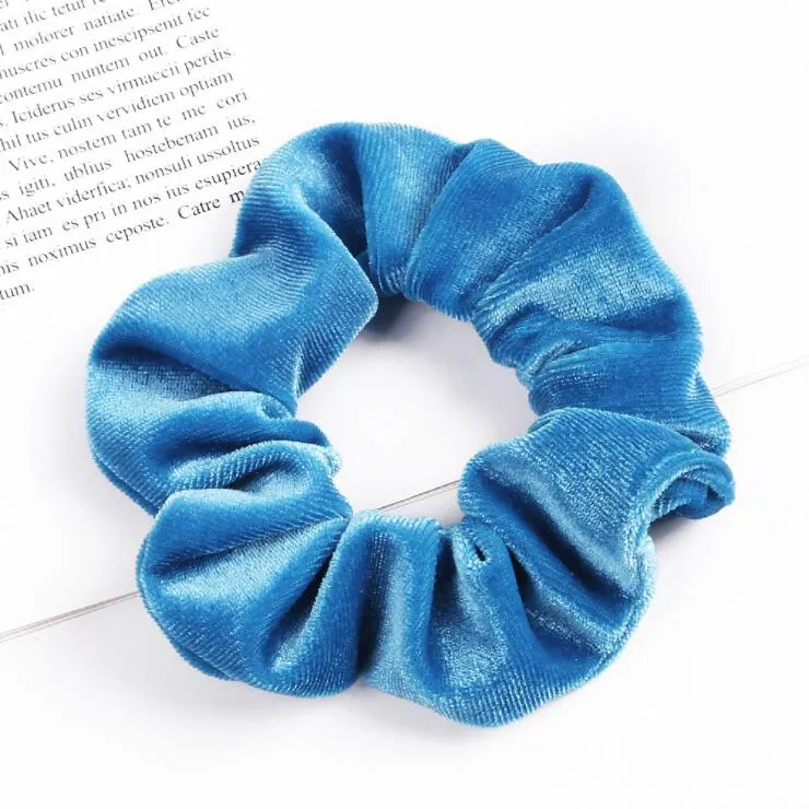 Velvet Scrunchie Women Girls Elastic Hair Rubber Bands Accessories Gum For Women Tie Hair Ring Rope Ponytail Holder Headdress