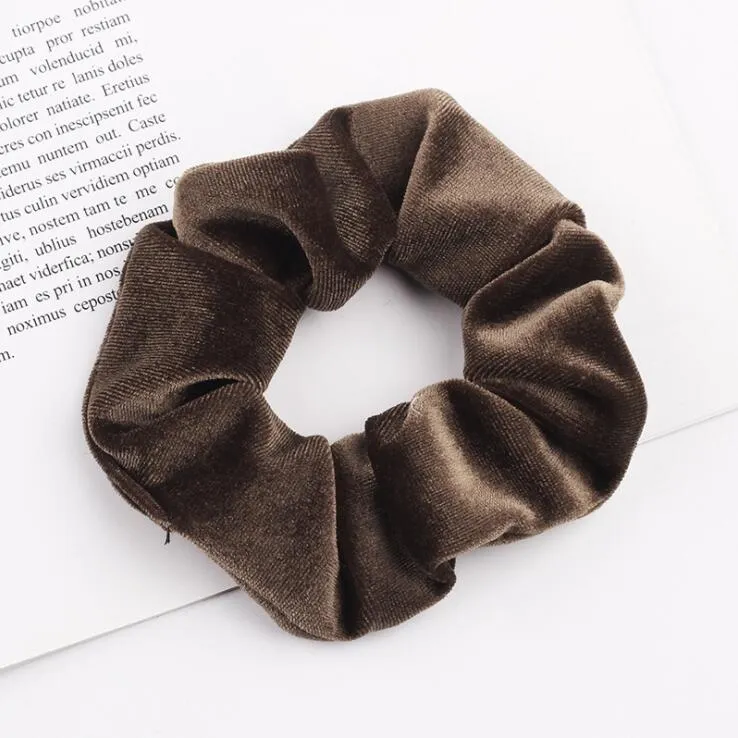 Velvet Scrunchie Women Girls Elastic Hair Rubber Bands Accessories Gum For Women Tie Hair Ring Rope Ponytail Holder Headdress
