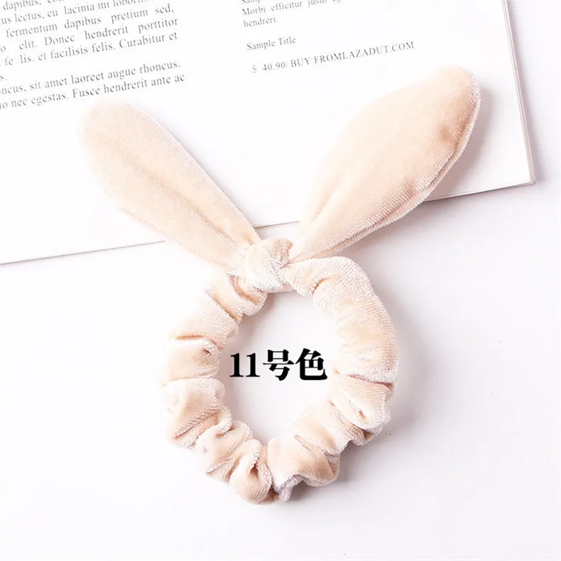 Velvet Scrunchie Women Girls Elastic Hair Rubber Bands Accessories Gum For Women Tie Hair Ring Rope Ponytail Holder Headdress