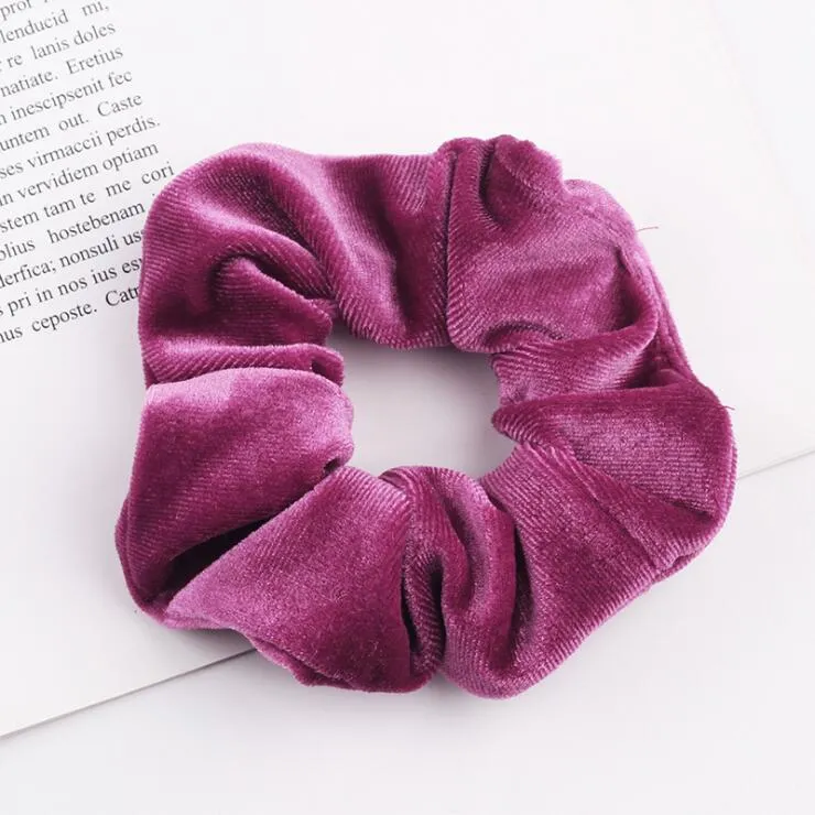 Velvet Scrunchie Women Girls Elastic Hair Rubber Bands Accessories Gum For Women Tie Hair Ring Rope Ponytail Holder Headdress