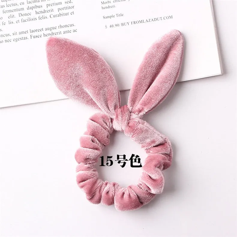 Velvet Scrunchie Women Girls Elastic Hair Rubber Bands Accessories Gum For Women Tie Hair Ring Rope Ponytail Holder Headdress