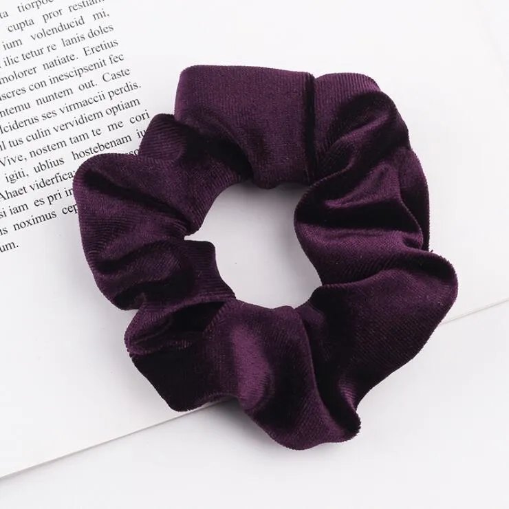 Velvet Scrunchie Women Girls Elastic Hair Rubber Bands Accessories Gum For Women Tie Hair Ring Rope Ponytail Holder Headdress
