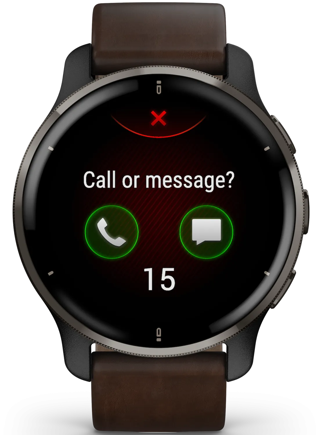 Venu 2 Plus Smart Watch, 43mm - Brown/Slate - 010-02496-15