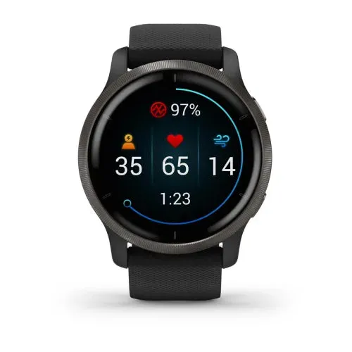 Venu 2 Smart Watch, 45mm - Slate/Black - 010-02430-21