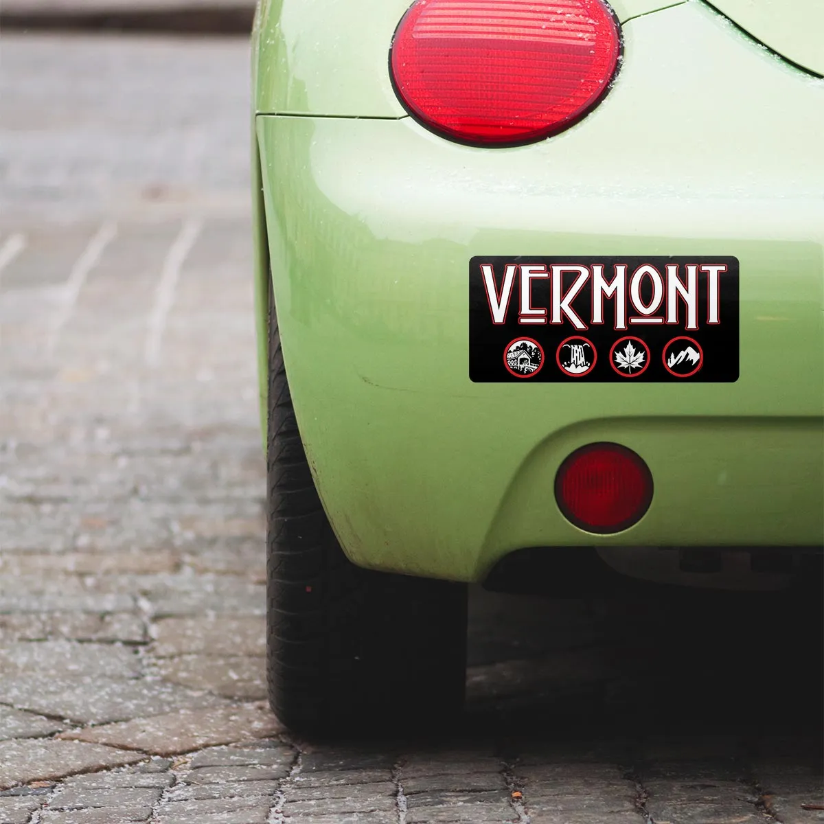 Vermont Zep Zeppelin Style Vinyl Bumper Sticker
