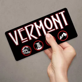 Vermont Zep Zeppelin Style Vinyl Bumper Sticker