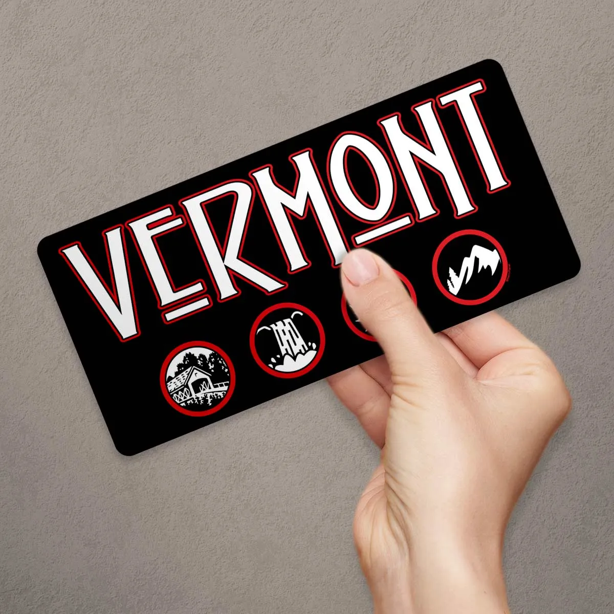 Vermont Zep Zeppelin Style Vinyl Bumper Sticker