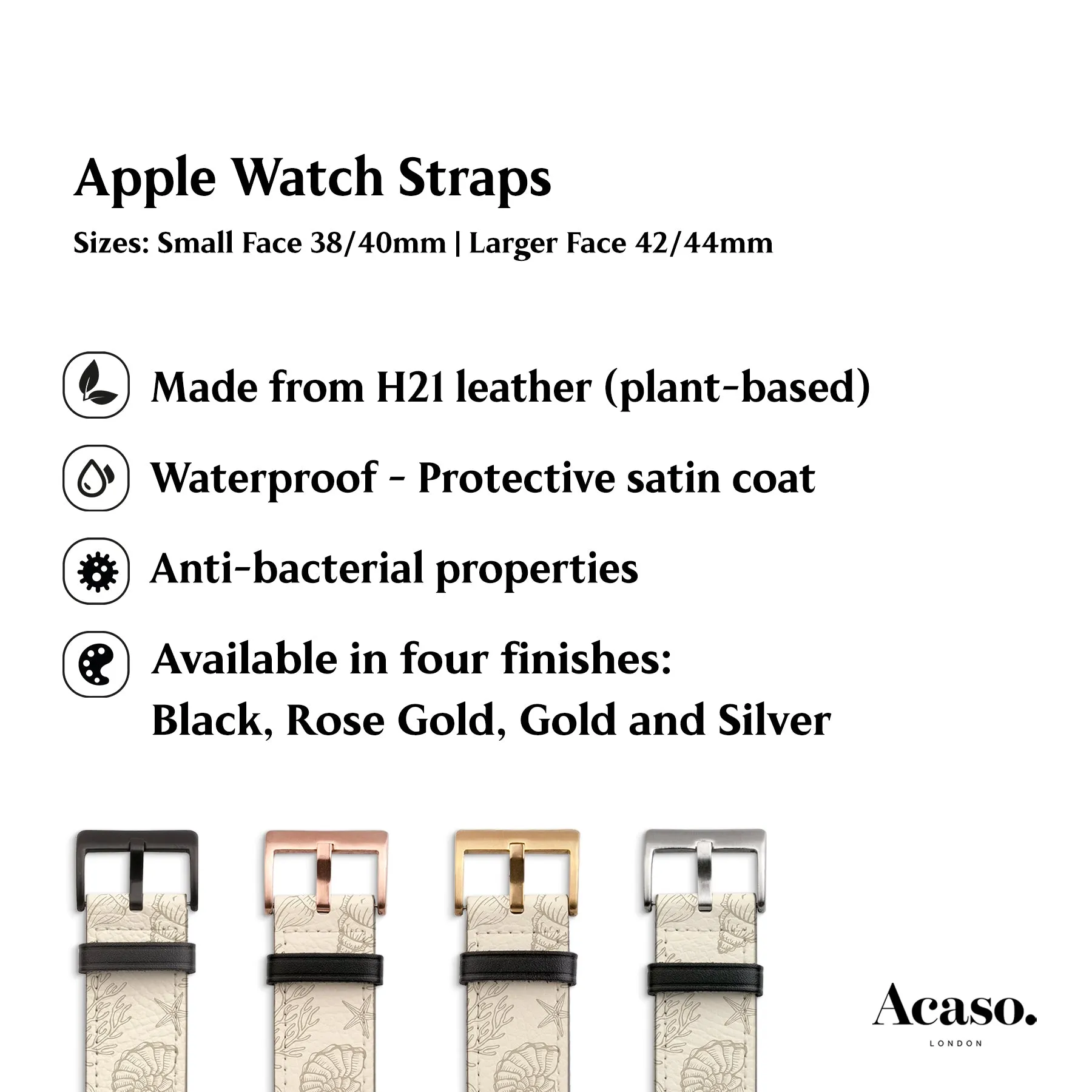 Vintage Shells Apple Watch Strap