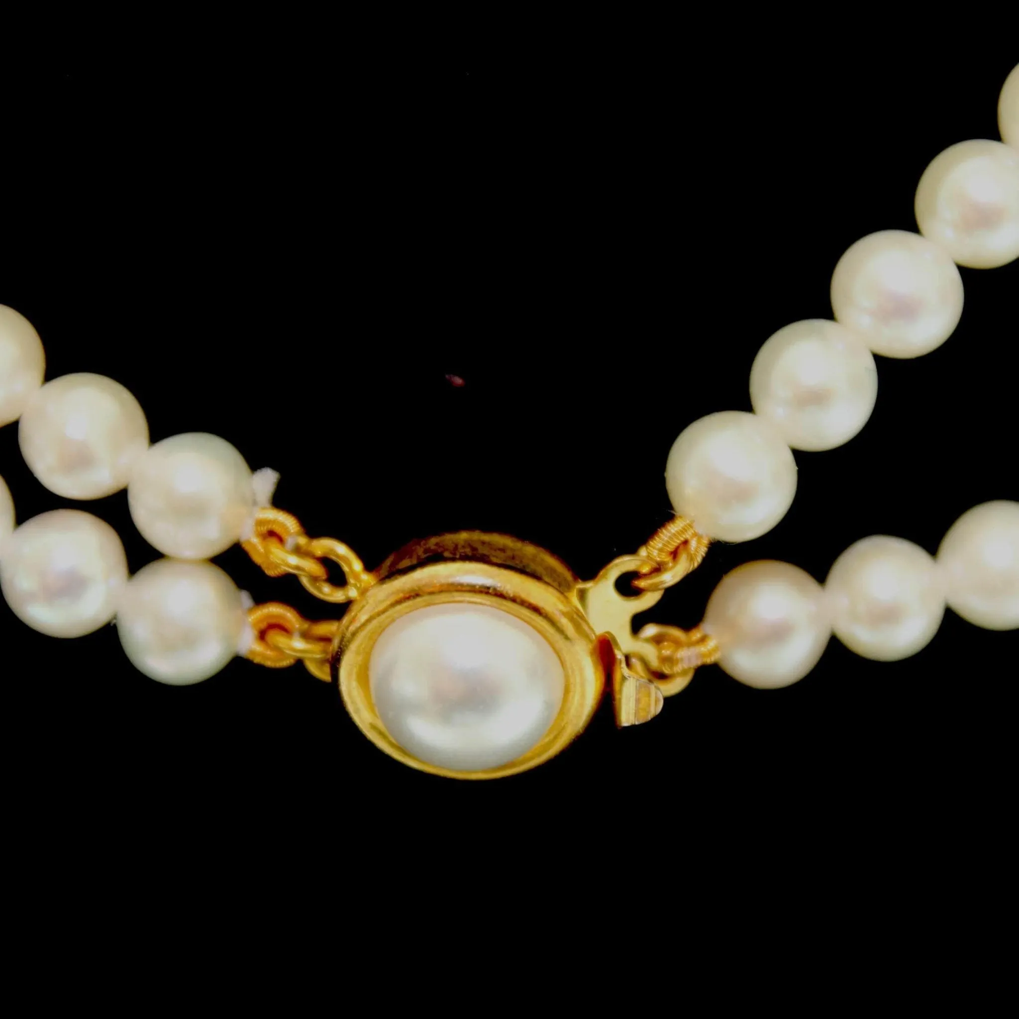 Wholesale 5mm Natural Fresh Water Cultured Pearl Necklace (Double Strand) - Pack of 5