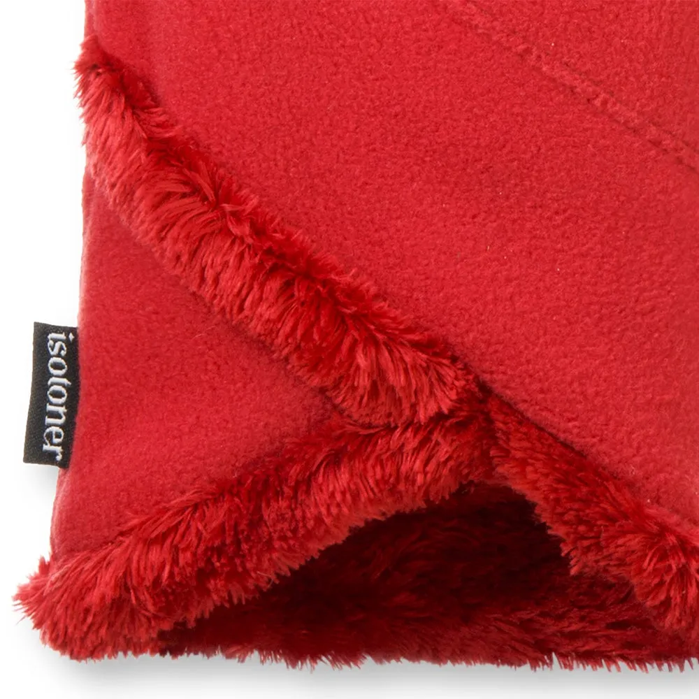 Women's Lined Recycled Stretch Fleece Water Repellant Gloves With Overlap Wrist