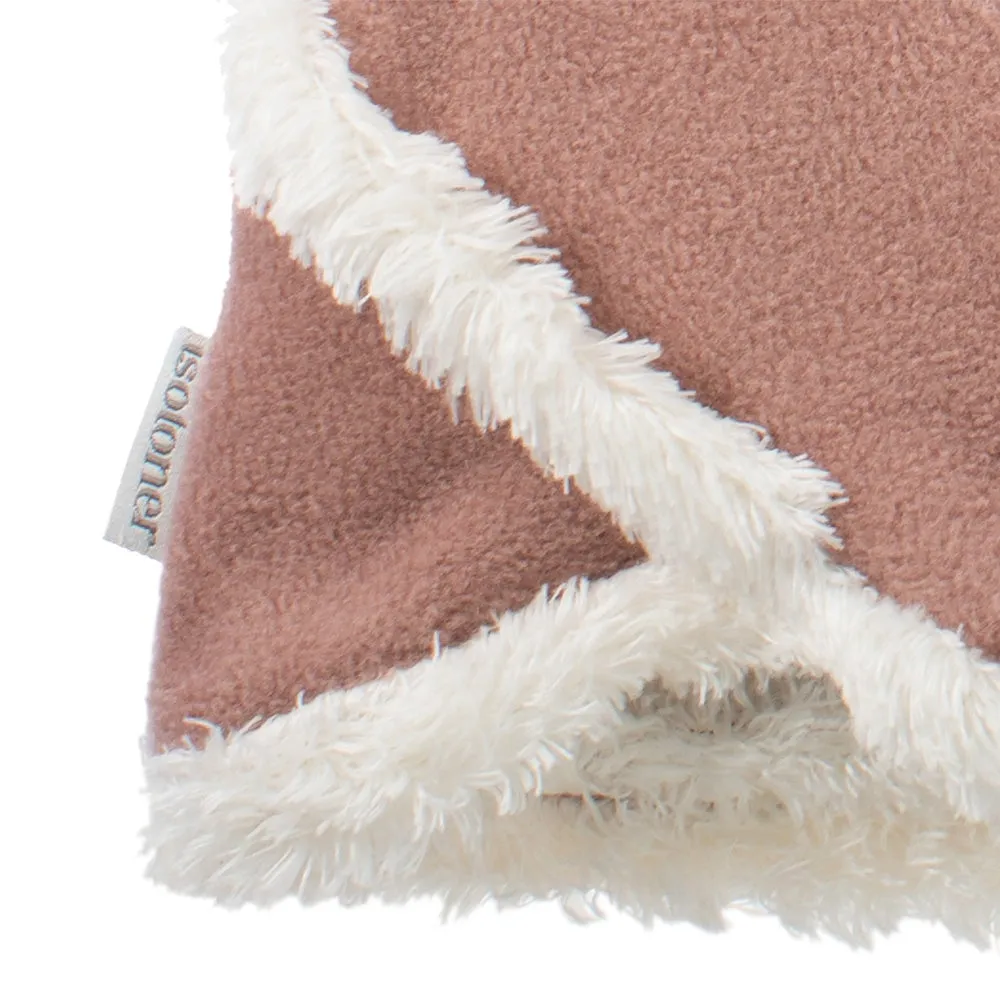 Women's Lined Recycled Stretch Fleece Water Repellant Gloves With Overlap Wrist