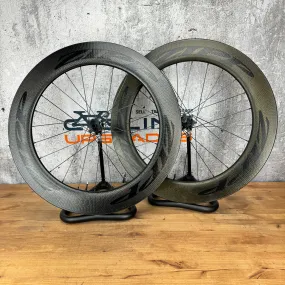 Zipp Firecrest 808 Carbon Tubeless Disc Wheelset 700c 2008g 77/177 6-Bolt
