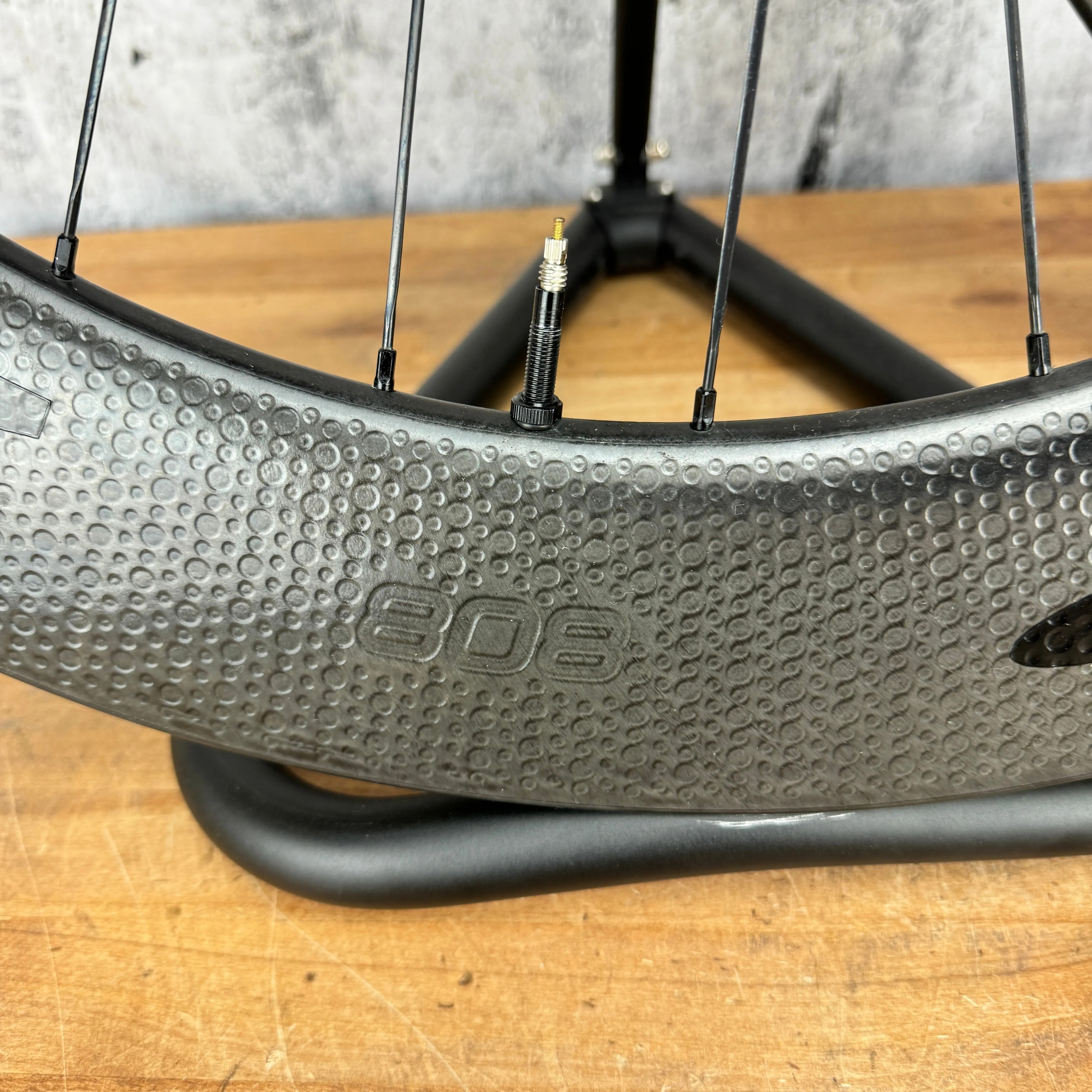 Zipp Firecrest 808 Carbon Tubeless Disc Wheelset 700c 2008g 77/177 6-Bolt