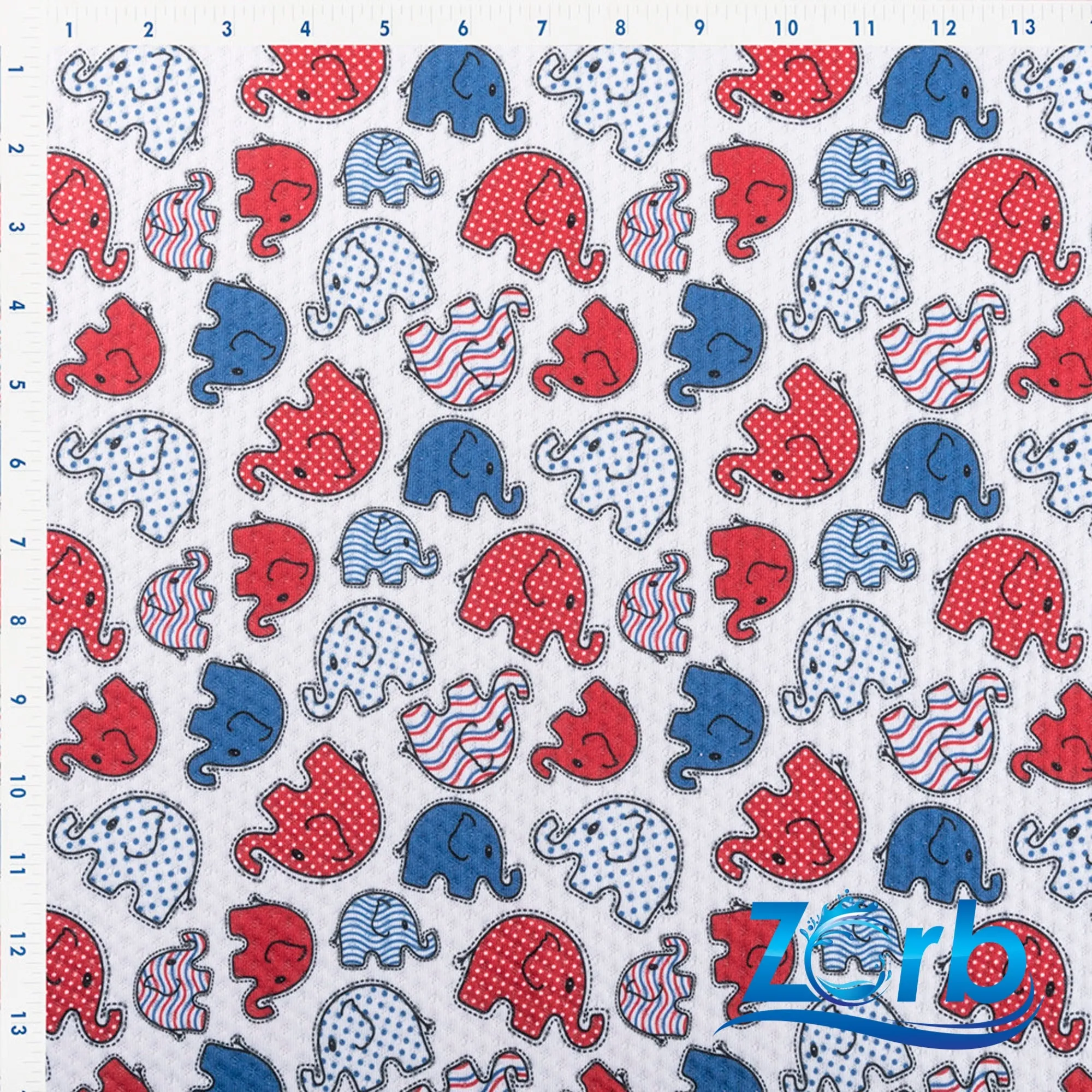 Zorb® 3D Stay Dry Dimple Print Fabric (W-640)