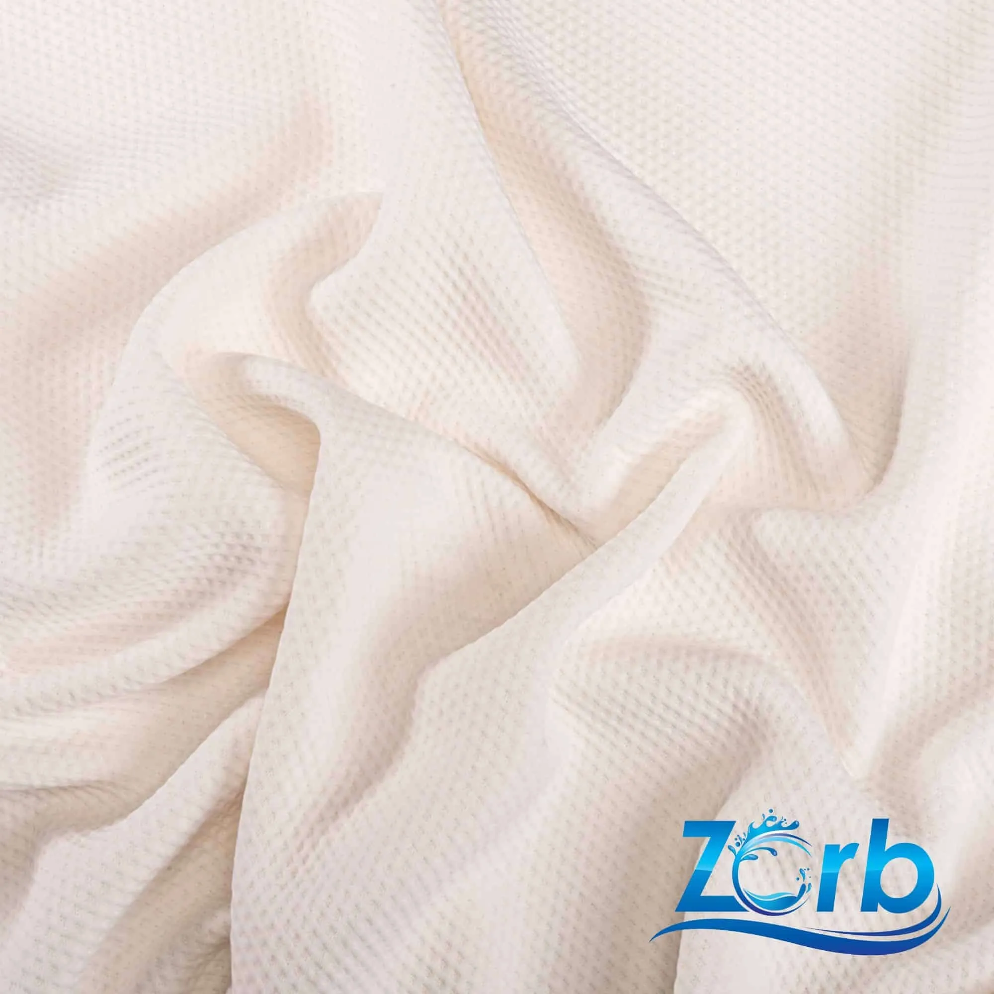 Zorb® 3D Stay Dry Dimple Silver Fabric (W-226)