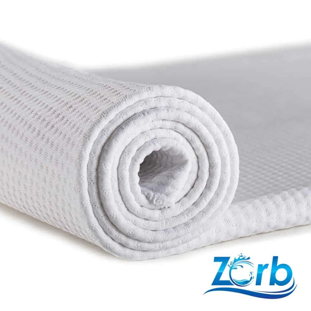Zorb® 3D Stay Dry Dimple Silver Fabric (W-226)