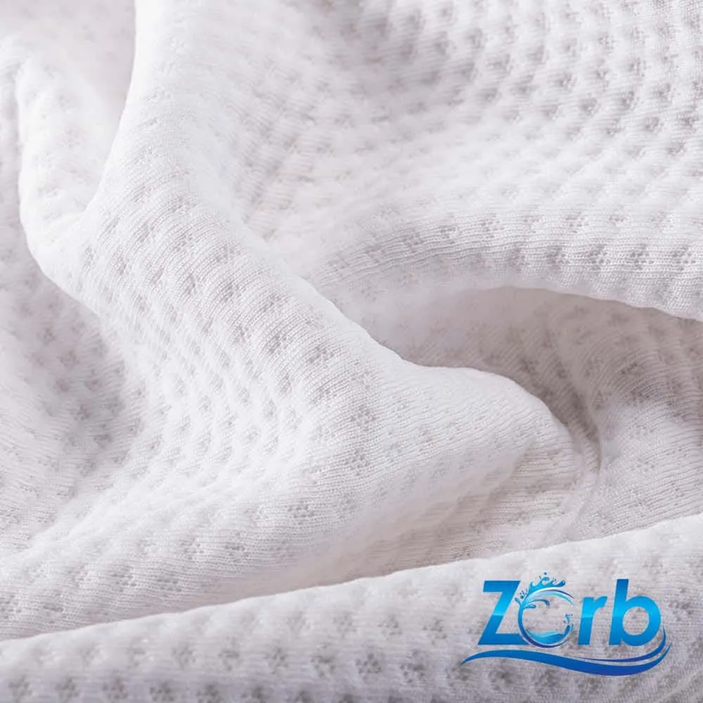 Zorb® 3D Stay Dry Dimple Silver Fabric (W-226)